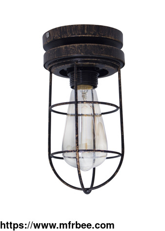 industrical_vintage_flush_mount_ceiling_lamp