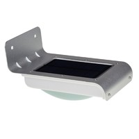 Wall-mounted solar light with builting-in battery and water-proof design.