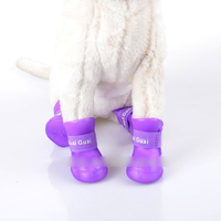 Waterproof Latex Dog Rain Shoes