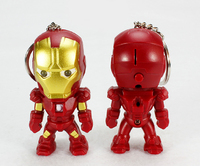 more images of LED Iron Man Sound Keychain