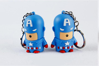 more images of LED Captain America Sound Keychain
