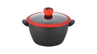 Best Quality China Supplier Nutrition Healthy durable non-stick natu casserole with glass lid