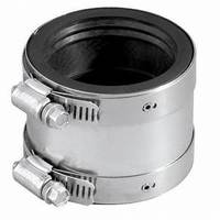 Shielded Transition Couplings for Cast Iron, Plastic, Copper, Tubular, Steel Pipe Connection