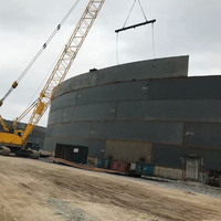 External floating roof tank for oil storage