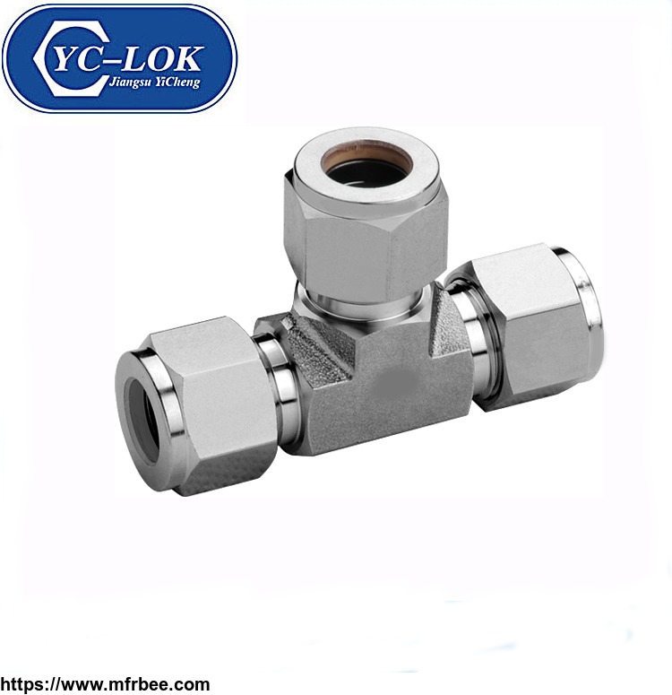 2019_china_new_style_car_carbon_stainless_steel_o_ring_tee_tube_fittings_metric_female_tube_jionts