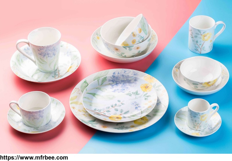 porcelain_tableware_set_fine_bone_china_with_flower