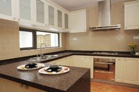 more images of kitchen cabinet quartz countertops-QR156