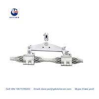 Preformed helical suspension clamp