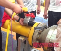 Hydraulic torque wrench application for Natural Gas Pipeline in bolting