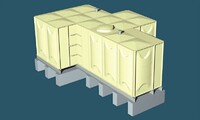 more images of GRP modular panel type fluid storage tanks