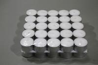 more images of Aluminium Cup White Tealight Candle