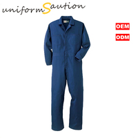 Custom 100%cotton blue workwear coverall