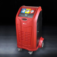 Automatic auto air conditioning gas R134A red recovery and recycle machine