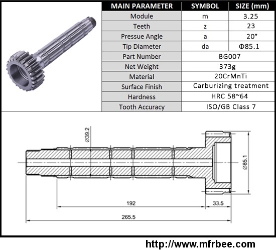 auto_parts_drive_shaft_for_motor_gearbox