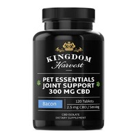 300MG CBD · BROAD-SPECTRUM · PET JOINT SUPPORT · THC FREE · 120 tablets