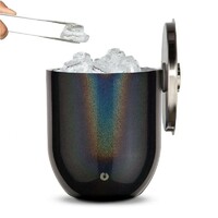 more images of Stainless Steel Ice Bucket with Lid and Tongs
