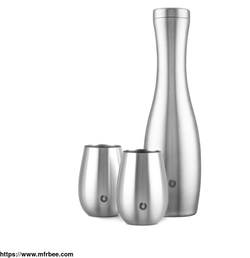 stainless_steel_carafe_and_wine_glass_set