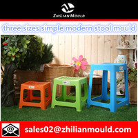 more images of customized plastic square stool mould maker