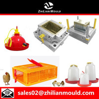 Injection Mould Making Plastic Transport Crates for Live Poultry