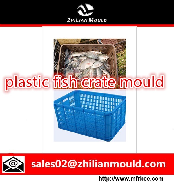 huangyan_customized_plastic_fish_crate_injection_mould