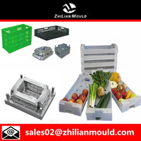 Taizhou durable plastic fruit and vegetable crate mould