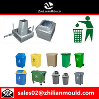 2015 houseware plastic dustbin mould