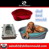 Taizhou customized plastic pet dog bed injection mould