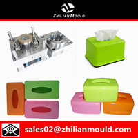 Taizhou customized plastic tabletop napkin dispenser mould
