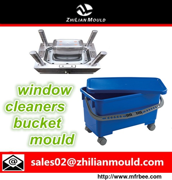 plastic_window_cleaners_bucket_mould_with_lid_and_wheels