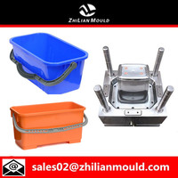 more images of Plastic Window Cleaners Bucket Mould With Lid and wheels