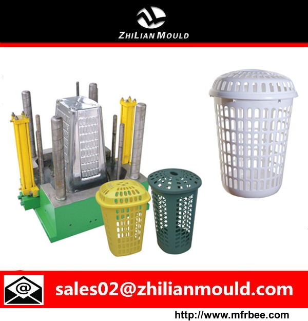 mould_round_laundry_basket_with_cover_plastic_basket_mould
