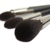 more images of VDL 8pcs wooden handle squirrel hair custom logo makeup brush kit