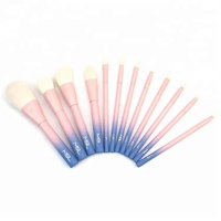 VDL China factory Private label Nylon hair Color Handle facial makeup brush Set