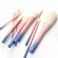 more images of VDL China factory Private label Nylon hair Color Handle facial makeup brush Set