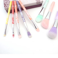 VDL 8pcs colorful custom logo maquillaje makeup cosmetics set with tin box