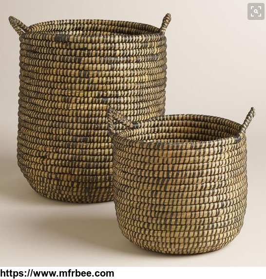 antique_willow_basket_and_swicker_basket_with_handles