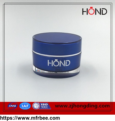 round_shape_acrylic_cream_jar_for_cosmetic_packaging