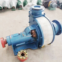 Engineering plastic UHMWPE, PVDF, F46 centrifugal pump with open impeller