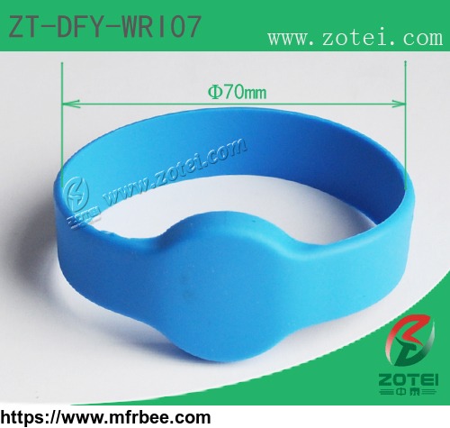 rfid_round_silicone_wristband_70mm_product_model_zt_dfy_wri07_
