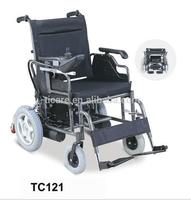 Electric Wheelchair With Foldable Backrest