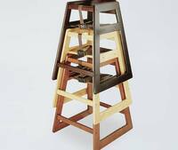 more images of BS09 Stackable Colorful Wood Bar Stool