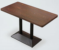 more images of DT10 Rectangle Wooden Table Metal Leg