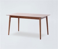 more images of DT3 Brown Rectangle Wooden Table For Dining Room