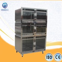 more images of Stainless steel pet display (foster, hospitalization) cage Mezs-02