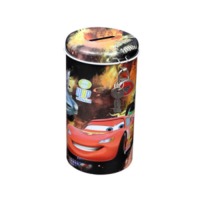 more images of tin can money box F01009 Round Money Tin Box