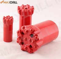 Maxdrill 70mm Thread Rock Drill Button Bits T45