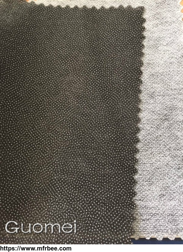 non_woven_fusible_double_dot_coating_interlining_apparel_paper_interfacing_garment_underlining
