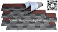 Fiber glass raw materi asphalt shingles roof