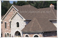 more images of 2016 fish scale shingle roof from China factory
