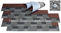 single layer colorful shingle roof for sale  asphalt roofing for sale